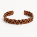 Braided Copper Cuff - Balini Studio Bracelets