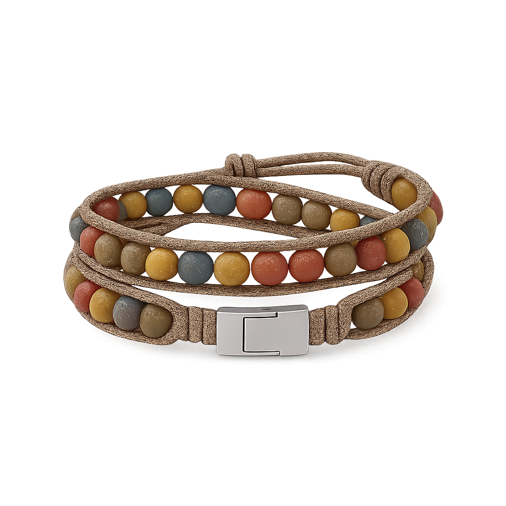 Jasper Stone Wrap - Balini Studio Bracelets