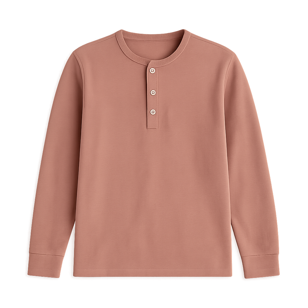 Organic Cotton Henley - Balini Studio Shirts