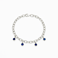 Sapphire Charm Link - Balini Studio Bracelets