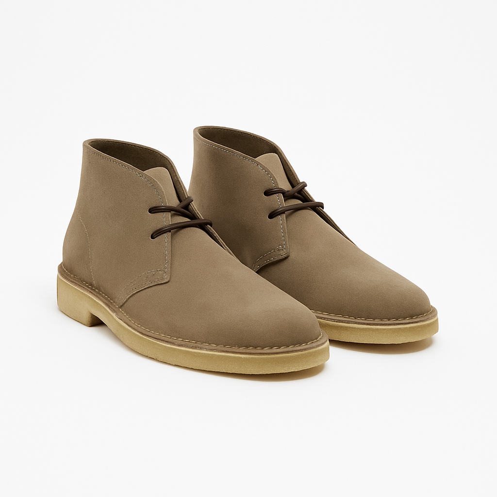 Suede Desert Boots - Balini Studio Shoes