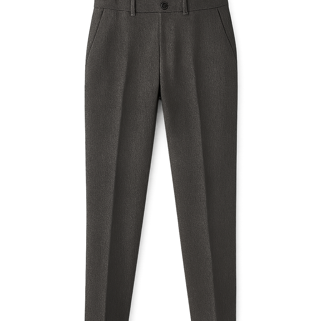 Wool Herringbone Pants - Balini Studio Pants
